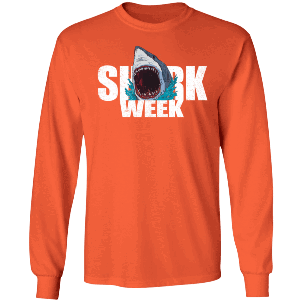 Shark Week Shirt G240 Ls Ultra Cotton T-Shirt