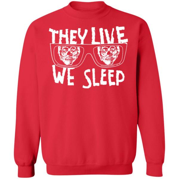They Live We Sleep Shirt, Hoodie Unisex Sweatshirt