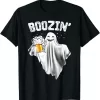 Boozin Ghost &Amp; Beer Lover Horror Night Shirt