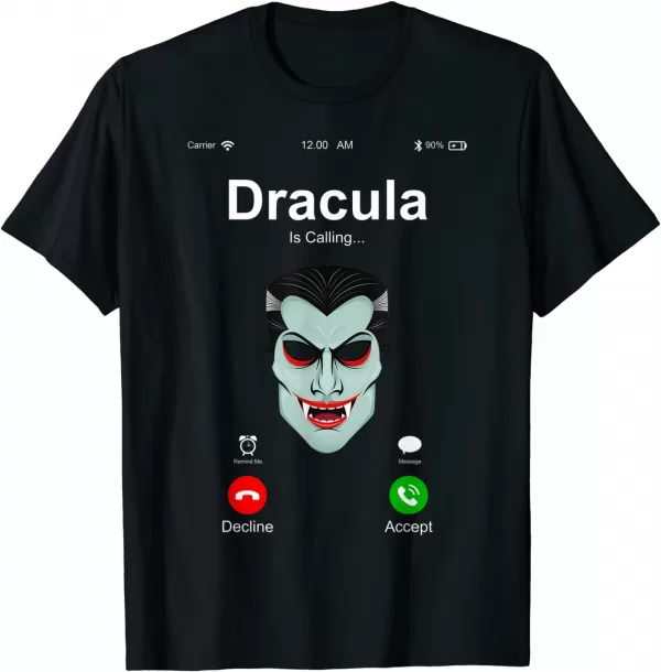 Dracula Is Calling Halloween Shirt