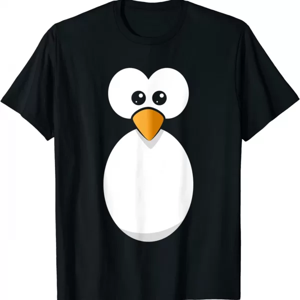 Halloween Penguin Costume Black Penguin Shirt