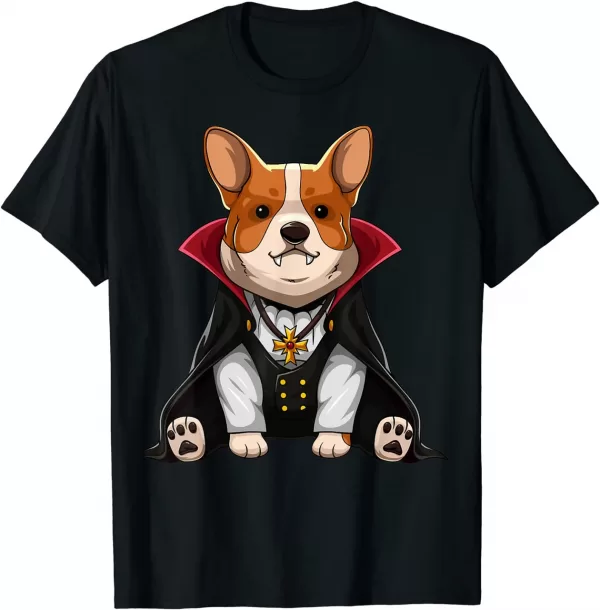 Halloween Vampire Corgi Shirt