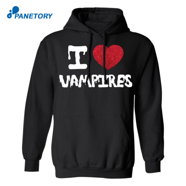 I Love Vampires Halloween Shirt