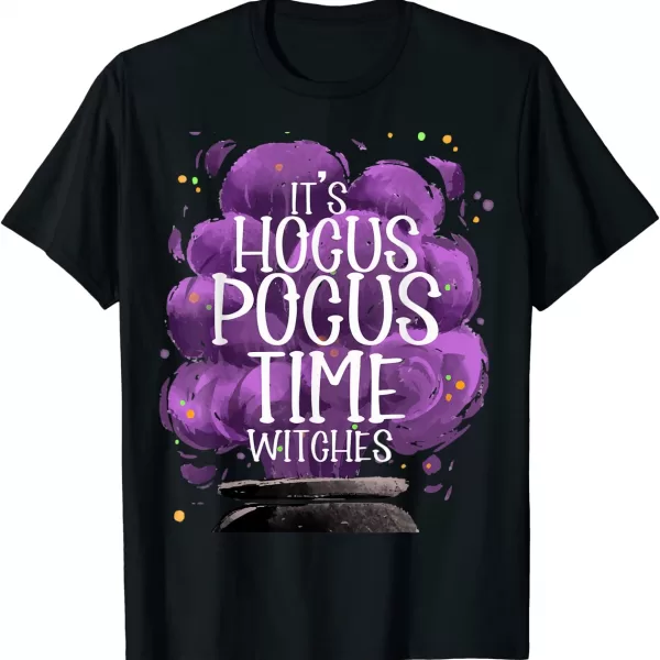 It's Hocus Pocus Time Witches Cute Witch Shirt