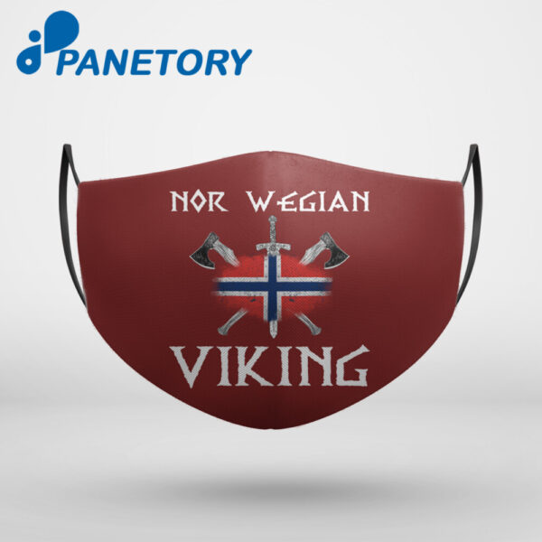 Nor Wegian Viking Face Mask