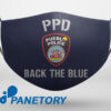 Pueblo Police Department Back The Blue Face Mask