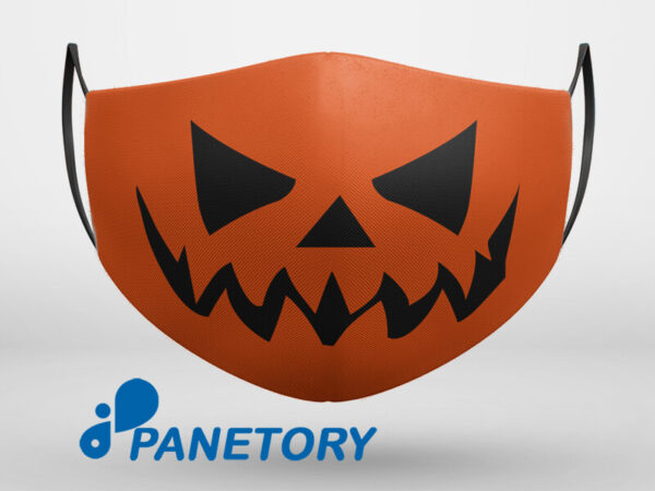 Pumpkin Halloween Face Mask