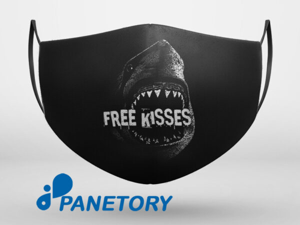 Shark Free Kisses Face Mask