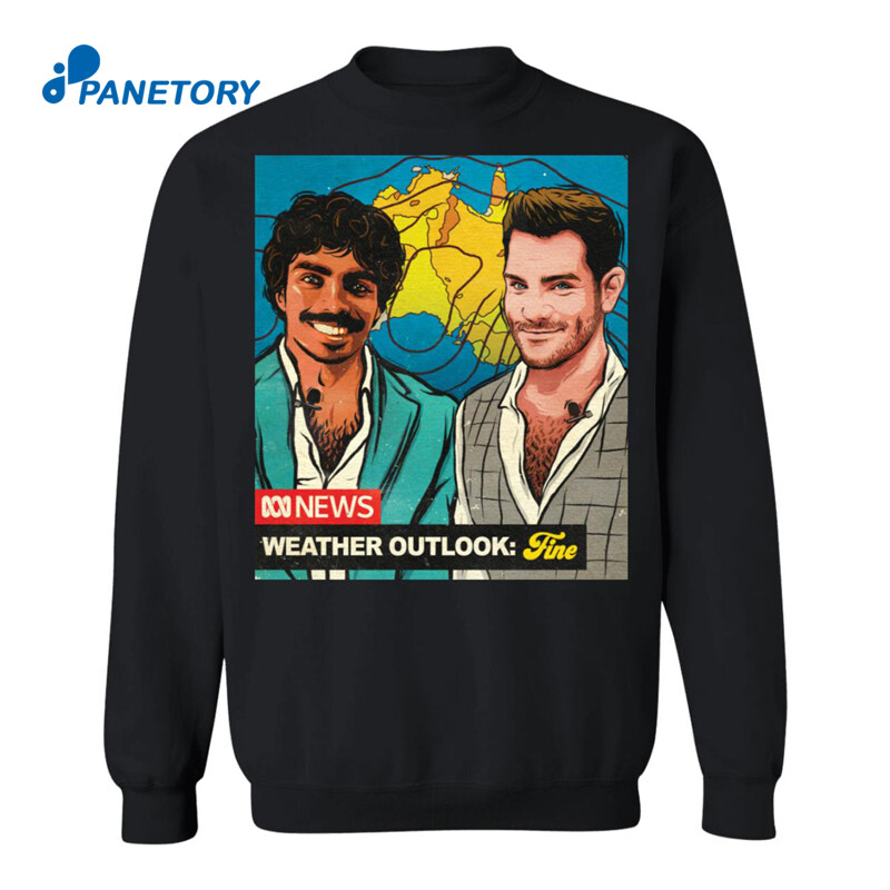 Tony Armstrong Nate Byrne Weather Outlook Shirt Panetory – Graphic Design Apparel &Amp; Accessories Online