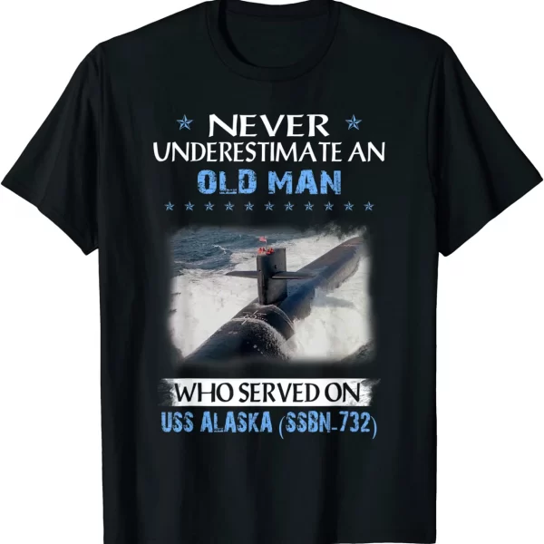 Alaska Ssbn 732 Submarine Veterans Day Father Day Gift Shirt