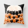 Black Cats In The Pumpkin Patch Pillow Covers And Insert