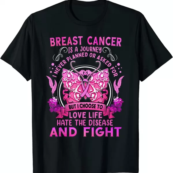 Breast Cancer Awareness Butterfly Shirt