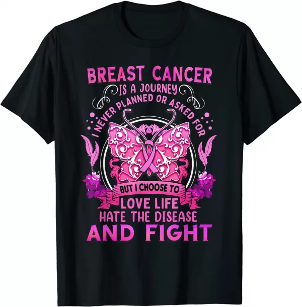 Breast Cancer Awareness Butterfly Shirt