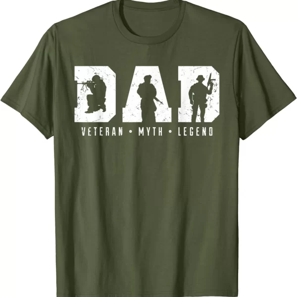 Dad Veteran Myth Legend Shirt
