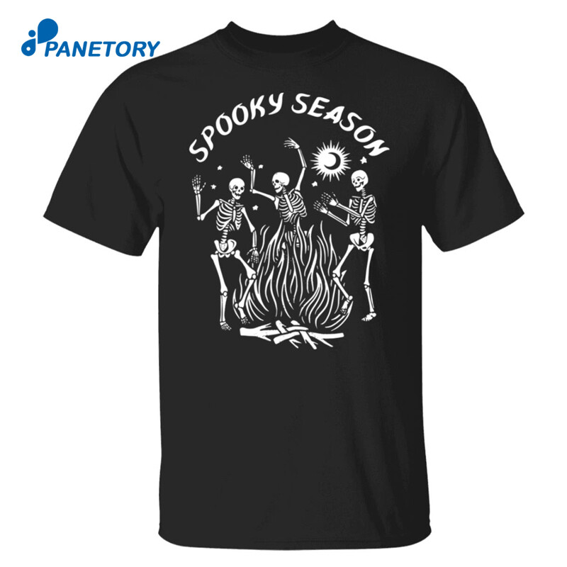 Dancing Skeleton Spooky Season Halloween Shirt