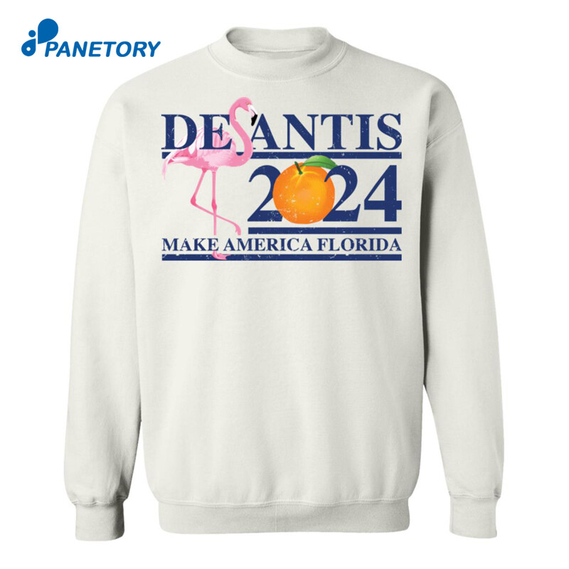 Flamingo Desantis 2024 Make America Florida Shirt 1