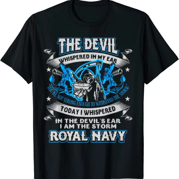 I Am The Storm Proud Royal Navy Veteran Shirt