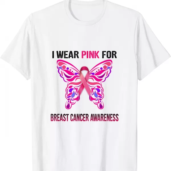 I Wear Pink For Breast Cancer Awareness Shirt