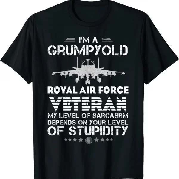 I'm A Grumpy Old Royal Air Force Veteran Shirt