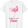 In October We Wear Pink Flamingo Shirt