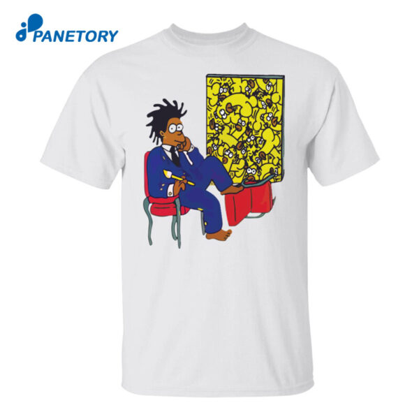 Jay Z Basquiat Simpsons Shirt
