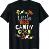 Little Miss Candy Corn Funny Halloween Shirt