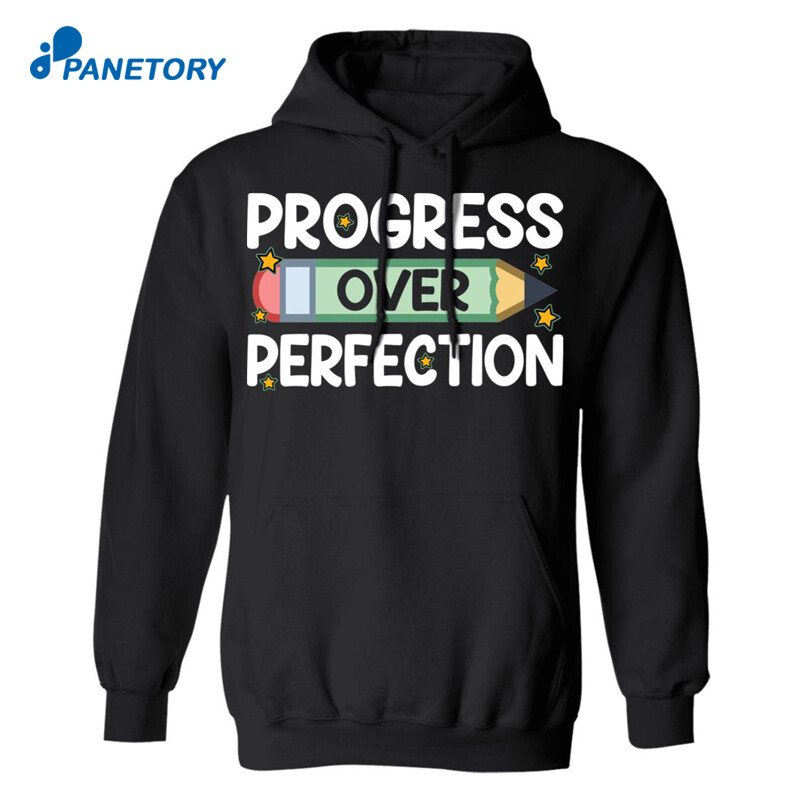 Pencil Progress Over Perfection Shirt 1