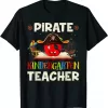 Pirate Kindergarten Teacher For Halloween Tees Pirate Day Shirt