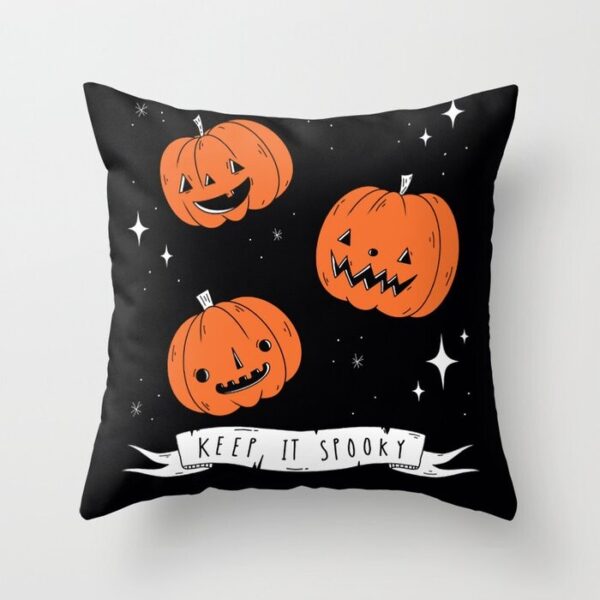 Pumpkin Keep It Spooky Pillow Covers And Insert