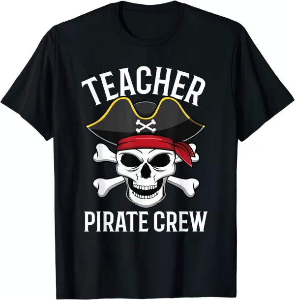 School Teacher Pirate Crew Halloween Costume Shirt