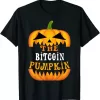 The Bitcoin Pumpkin Matching Family Group Halloween Party Shirt