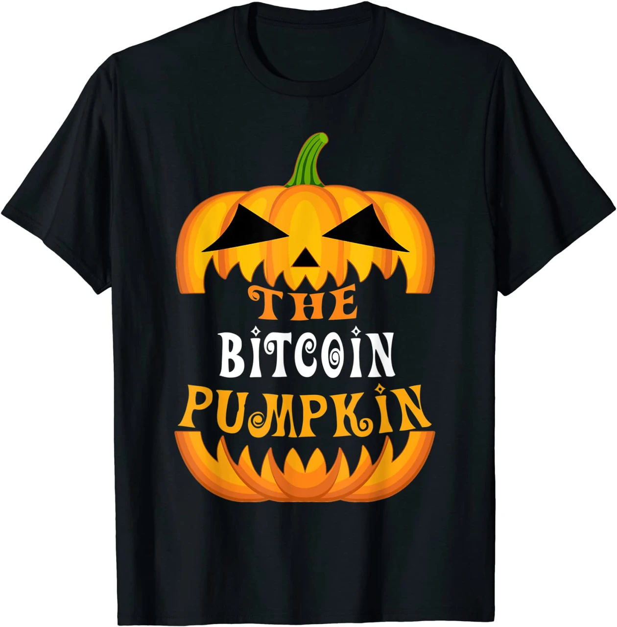 The Bitcoin Pumpkin Matching Family Group Halloween Party Shirt