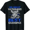 Us Navy Veterans Make The Best Grandpas Shirt
