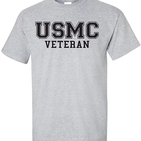 Usmc Veteran Athletic Logo Marines Shirt