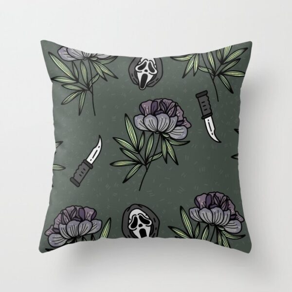 Ghostface W Knife Pillow Covers And Insert