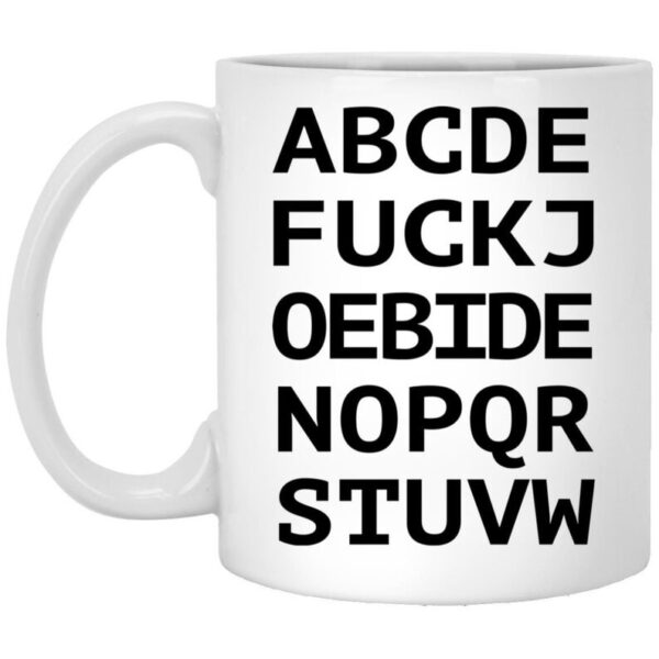 Abcde Fuck Joe Biden Coffee Mug