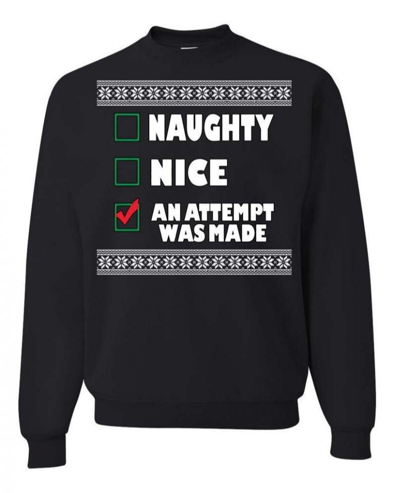 An Attempt Was Made Ugly Christmas Sweater