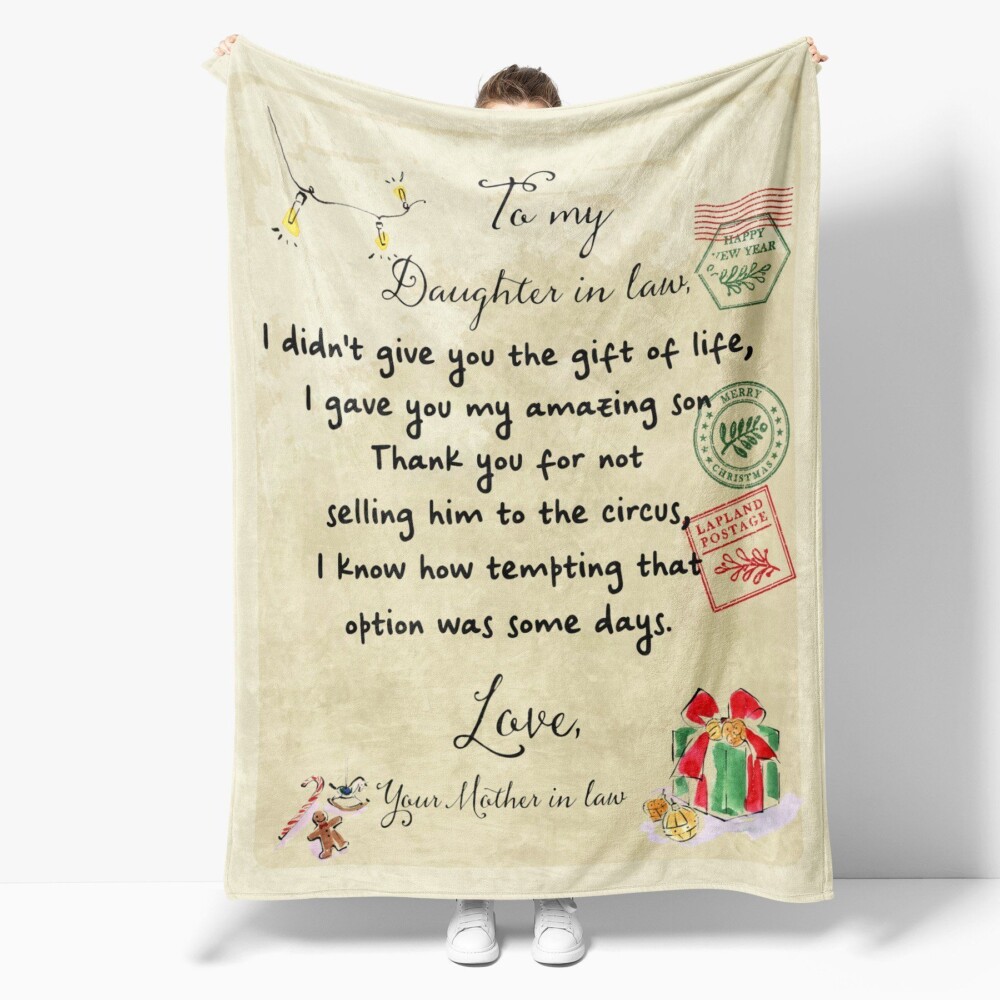 Christmas Blanket Gift Ideas For Daughter In Law