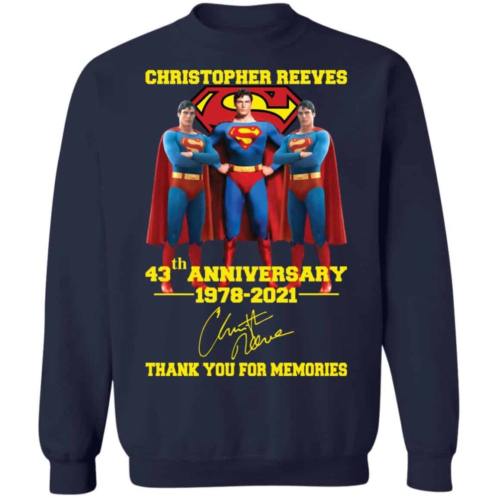 Christopher Reeve 43Th Superman Anniversary Shirt