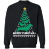 Dachshund Merry Chrsitmas Tree Shirt 1