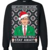 Dr Fauci Baby Its Covid Outside Ugly Christmas Sweater