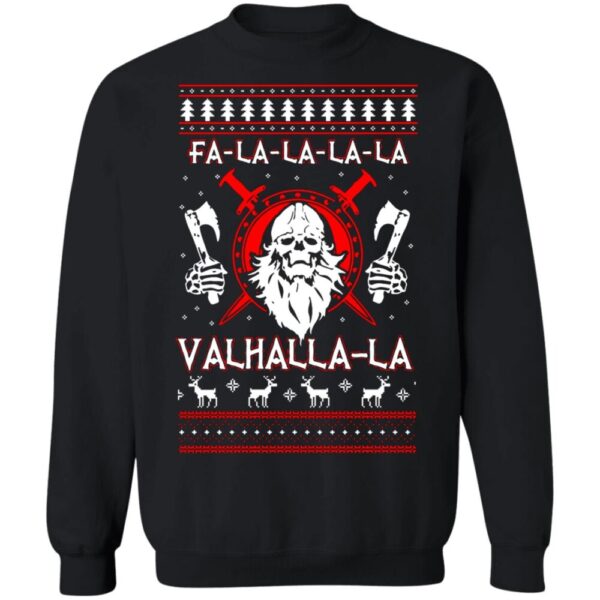 Fa La La La Valhalla Viking Christmas Shirt
