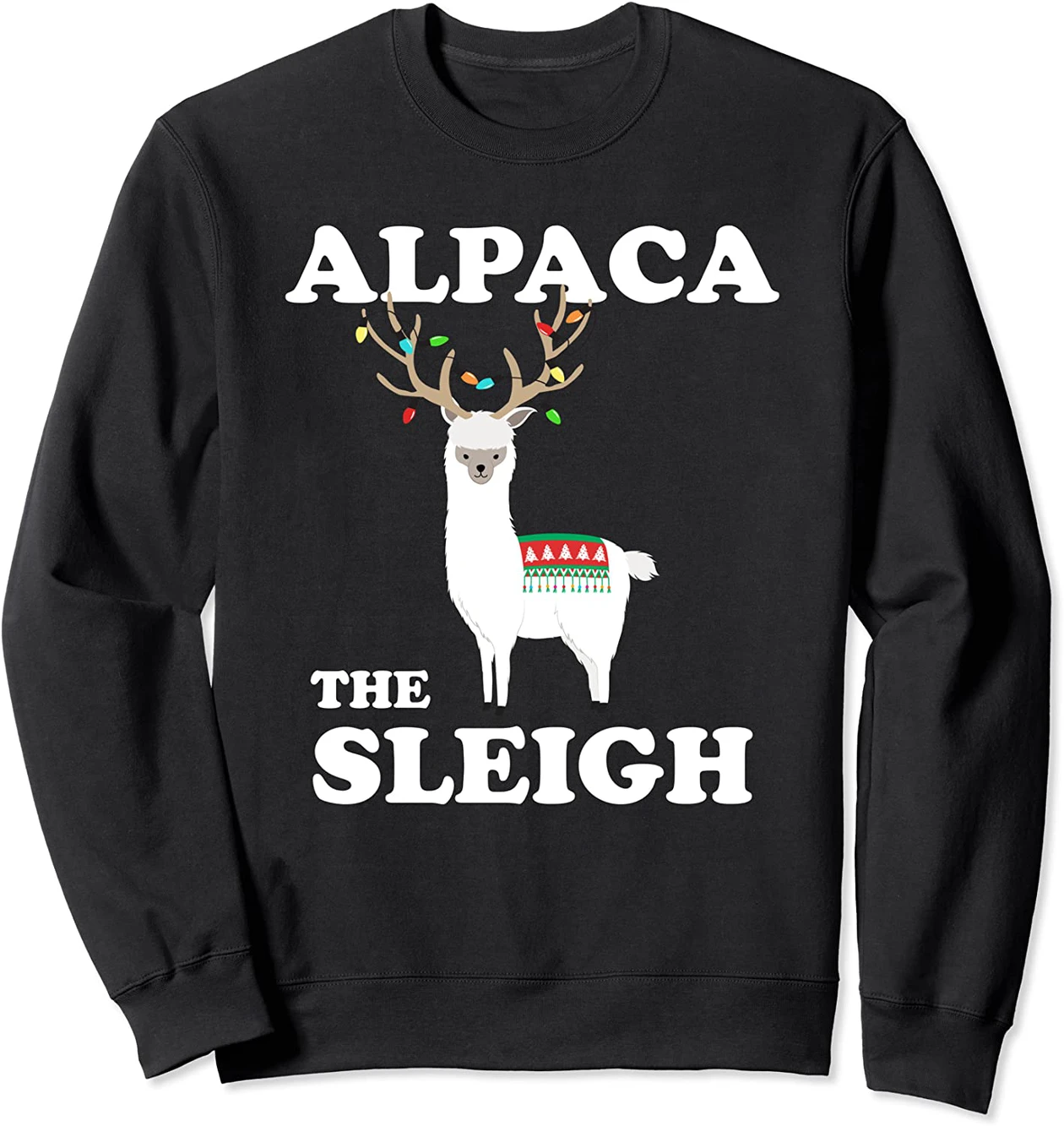 Funny Christmas Alpaca Sweatshirt