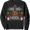Ho Ho Hodl Hodling Through The Snow Ugly Christmas Sweater Sweatshirt