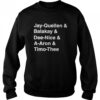Jay Quellen And Balakay And Dee Nice And A Aron And Timo Thee Shirt 2