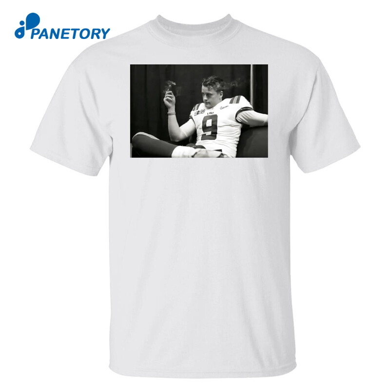 Joe Burrow Smoking Cigar Shirt 2023