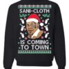 Mike Tyson Sani Cloth Is Coming To Town Ugly Christmas Sweater