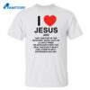 Pizzaslime I Love Jesus And That One Part In The Montero Shirt