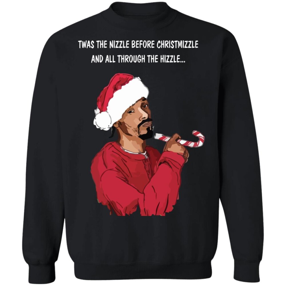 Snoop Dogg Twas The Nizzle Before Christmizzle Christmas Shirt