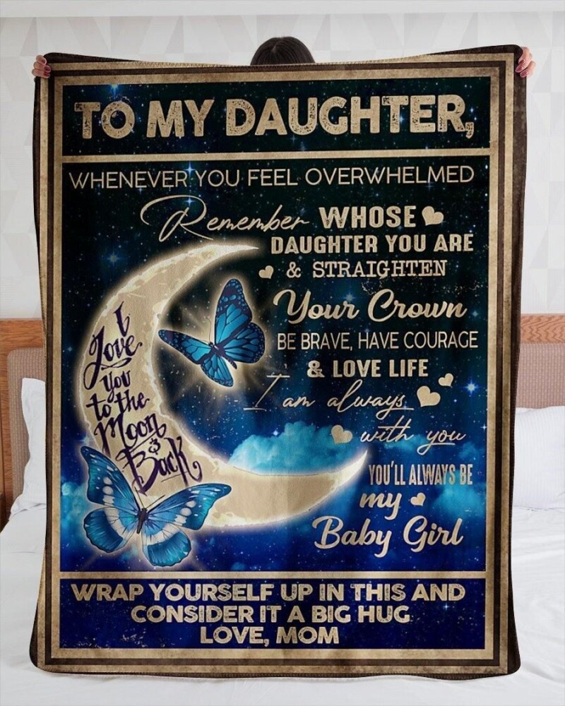 Special Gift To My Daughter From Mom Blanket